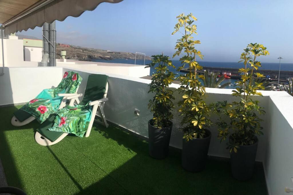 Atico Con Vistas Y Gran Terraza Apartman Guía de Isora Kültér fotó